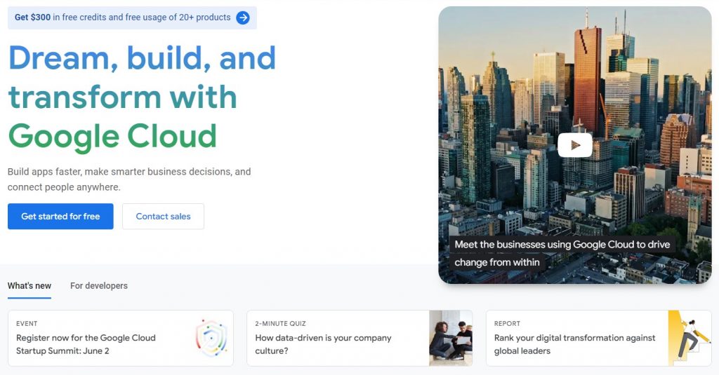 google cloud platform website