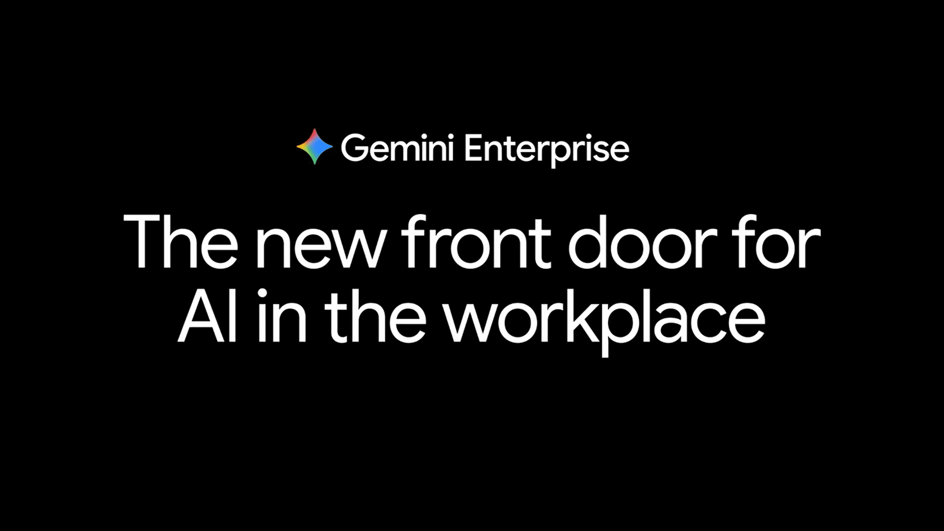 The Gemini Enterprise Slogan